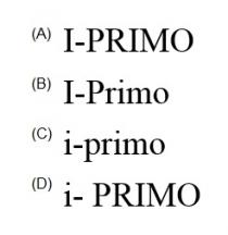 I-PRIMO I-Primo i-primo i- PRIMO