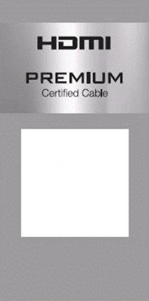 HDMI PREMIUM Certified Cable