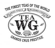 THE FINEST TEAS OF THE WORLD MELANGES EXQUIS MILLESIMES D'EXCEPTION TEA WG EXCELLENCE TRADITION QUALITE GRANDS CRUS PRESTIGE