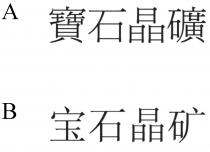寶石晶礦 宝石晶矿