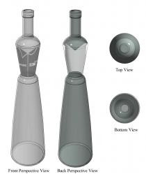 DINAMICO L''ASTEMIA pentita Front Perspective View Back Perspective View Top View Bottom View