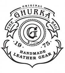 ORIGINAL THE GHURKA BAG G 19 75 HANDMADE LEATHER GEAR