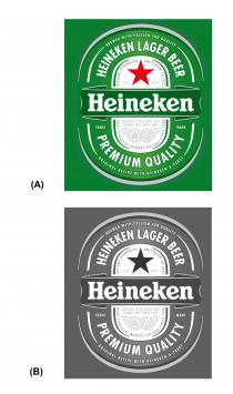 BREWED WITH PASSION FOR QUALITY HEINEKEN LAGER BEER DIPLOME D'HONNEUR AMSTERDAM EN 1883 EST. 1873 Heineken MEDAILLE D'OR PARIS 1875 GRAND PRIX PARIS 1889 HORS CONCOURS MEMBRE DU JURY PARIS 1900 TRADE MARK PREMIUM QUALITY ORIGINAL RECIPE WITH HEINEKEN A-YEAST
