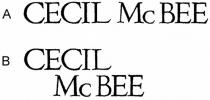 CECIL Mc BEE