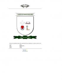 mAKE YOUR COAT OF ARmS ARTE ET SINE DOLORE A&P Dental Clinic Here are the traditional values often associated with your selections to make your coat of arms Cross - Skillful LDS - Knowledgeable Hearts - Caring Hands - Tender FamilyIQ www.Familyiq.com