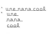 une nana cool