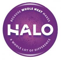 BECAUSE WHOLE MEAT MAKES HALO A WHOLE LOT OF DIFFERENCE