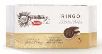 MULINO BIANCO Barilla RINGO VANILLA CREME SANDWICH COOKIE PREMIUM Italian Bakery SIX SERVINGS 6.194 OZ (55 ge)PACKS [NET WT.1164 OZ (330 ge)] R PRODUCT BY ITALY