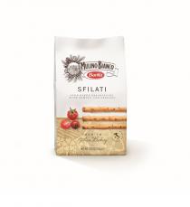 MULINO BIANCO Barilla SFILATI OVEN BAKED BREADSTICKS WITH TOMATO AND OREGANO PREMIUM Italian Bakery NET WT 7.05 OZ(200ge) PRODUCT BY ITALY