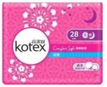 28cm kotex Comfort Soft 高潔絲 日夜 極緻綿柔 超薄 緻柔 親膚呵護 13片