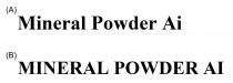 Mineral Powder Ai MINERAL POWDER AI