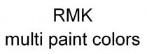 RMK multi paint colors