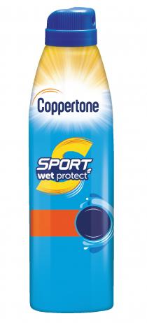 Coppertone SPORT wet protect S