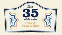licor 35 trinta e cinco Creme de Pastel de Nata