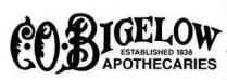 C.O.BIGELOW ESTABLISHED 1838 APOTHECARIES