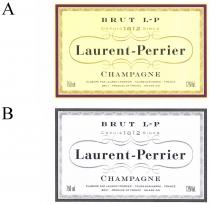 BRUT L-P DEPUIS 1812 SINCE Laurent-Perrier CHAMPAGNE ELABORE PAR LAURENT-PERRIER TOURS-SUR-MARNE FRANCE BRUT PRODUCE OF FRANCE NM-235-001 750 ml 12% Vol.