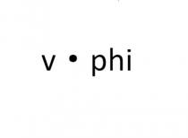 v phi