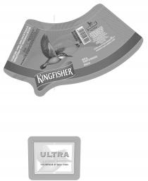KINGFISHER ULTRA ULTRA LAGER BEER THE EMPEROR OF GOOD TIMES For Feedback Contact Coordinator, Consumer Services Cell, P.O. Box No. 201, Vasanthnagar PO, Bangalor 550 052 / feedback@ubmail / 080-22127086 fssat MILD BEER Lic. No. 10012022001305 Ingredients: Water, Malted barley, Sugar Rice/Maize/Millet/Corn Syrup Ethyl alcohol (generated in the process) Hops and Yeast CONTAINS PERMITTED NATURAL COLUR (INS 150c) 8 901020 14300 BEST BEFORE SIX MONTH