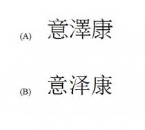 意澤康 意泽康