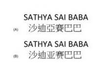 SATHYA SAI BABA 沙迪亞賽巴巴 沙迪亚赛巴巴