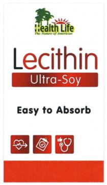Health Life The Nature of American Lecithin Ultra-Soy Easy to Absorb