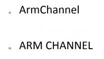 ArmChannel ARM CHANNEL