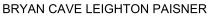 BRYAN CAVE LEIGHTON PAISNER