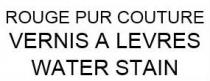 ROUGE PUR COUTURE VERNIS A LEVRES WATER STAIN