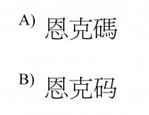 恩克碼 恩克码