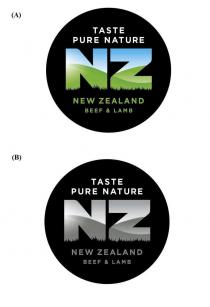 TASTE PURE NATRUE NZ NEW ZEALAND BEEF & LAMB