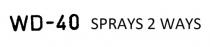 WD-40 SPRAYS 2 WAYS