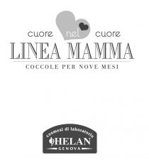 cuore nel cuore LINEA MAMMA COCCOLE PER NOVE MESI cosmesi di laboratorio HELAN GENOVA