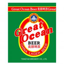Great Ocean Beer Great Great Ocean BEER CHINA LAGER BEER TSINGTAO BREWERY CO., LTD. 奧順啤酒 奧順啤酒