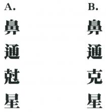 鼻通剋星 鼻通克星