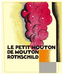 D'APRES JEAN CARLU LE PETIT MOUTON DE MOUTON ROTHSCHILD