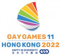 GAY GAMES 11 HONG KONG 2022 UNITY IN DIVERSITY 在多元中團結