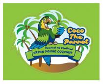 Coco The Parrot Product of Thailand FRESH YOUNG COCONUT