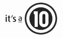 it's a 10