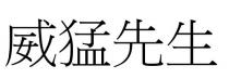 威猛先生