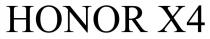 HONOR X4