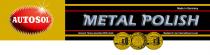 AUTOSOL Made in Germany METAL POLISH Several Times Awarded With Gold Medals On An International Level. MONDE SELECTION SELECTION DE LA QUALITE SELECTION MONDIALE DES PRODUITS D'ENTRETIER PEINTURES 