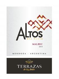 ALTOS DEL PLATA MALBEC 2018 MENDOZA - ARGENTINA TERRAZAS de los Andes