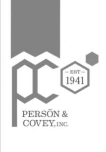 pc EST 1941 PERSON & COVEY,INC.