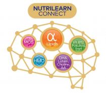 NUTRILEARN CONNECT MOS Lipids Vit B12, Folic Acid, Iron HMO DHA, Lutein, Choline, AA