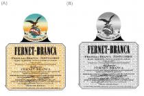BRANCA CASA FONDATA NEL 1845 FERNET-BRANCA FRATELLT BRANCA DISTILLERIE MILANO - VLA BROLETTO - VCINO ALLA CHIESA DI S. TOMASO PRODOTTO IN ITALIA