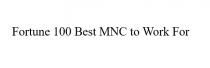 Fortune 100 Best MNC to Work For