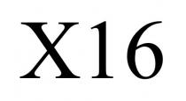 X16