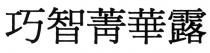 巧智菁華露