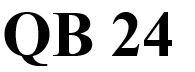 QB 24