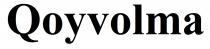 Qoyvolma